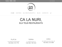 Tablet Screenshot of calanuri.com